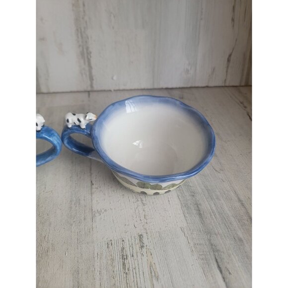 Gevalia farm cow soup bowl set unique home decor - Picture 4 of 8